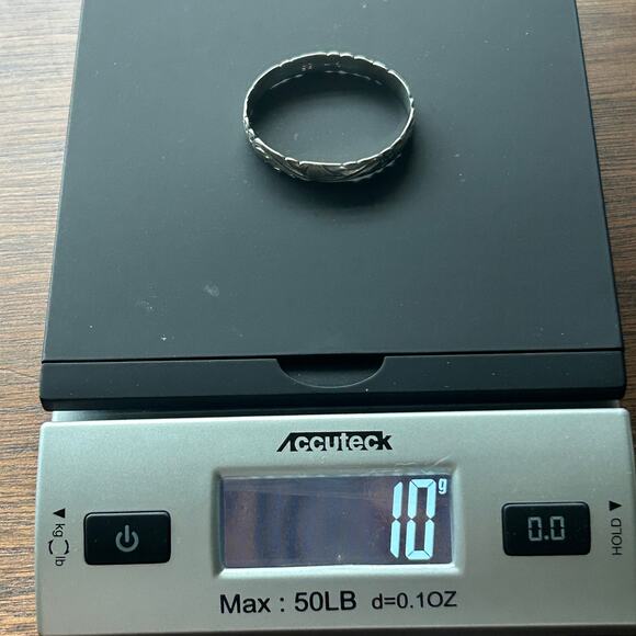 Vintage Hawaiian Baby Bracelet 925 Sterling Plumeria Keiki Bangle Signed - Picture 9 of 11